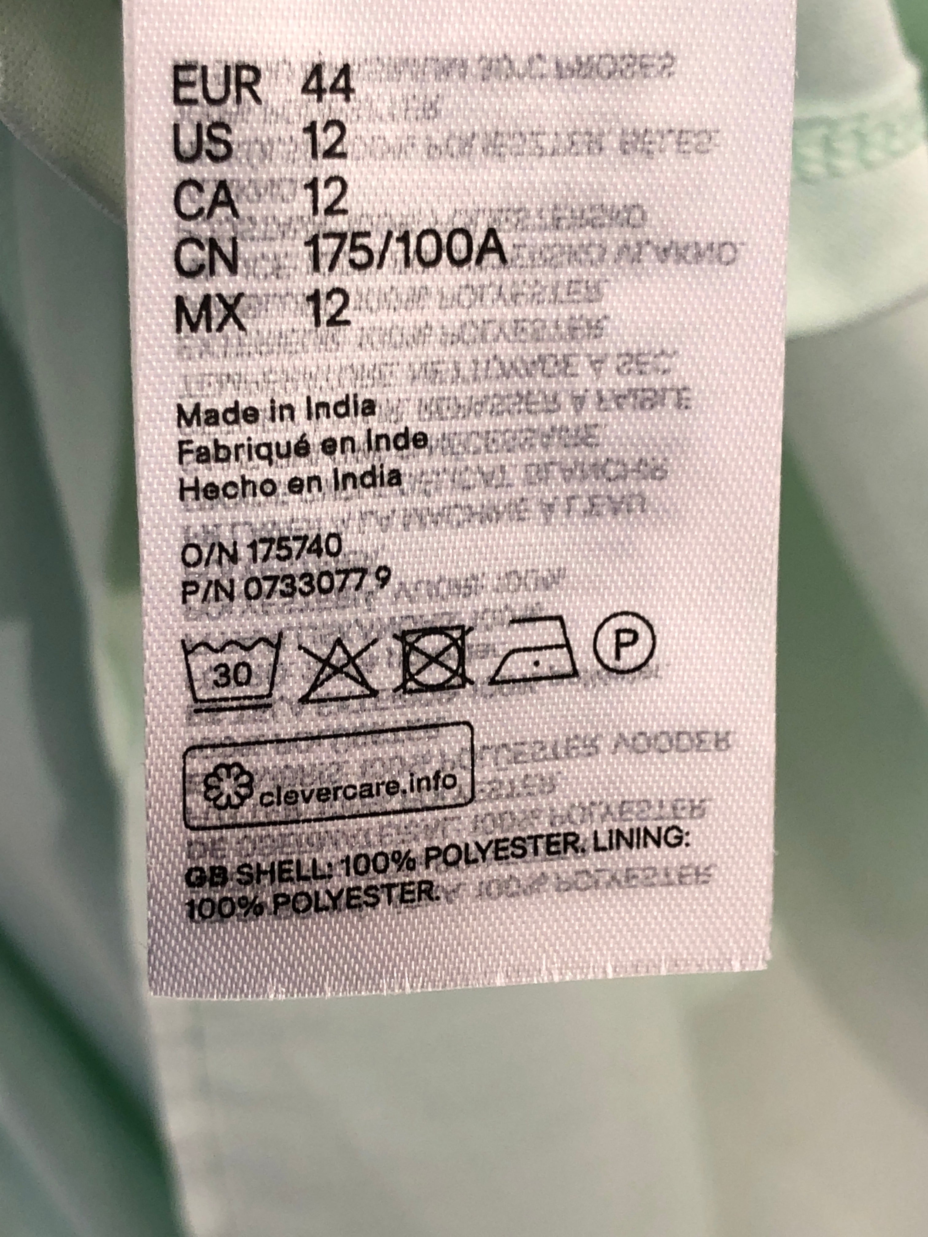 H&M festlig og kort kjole
